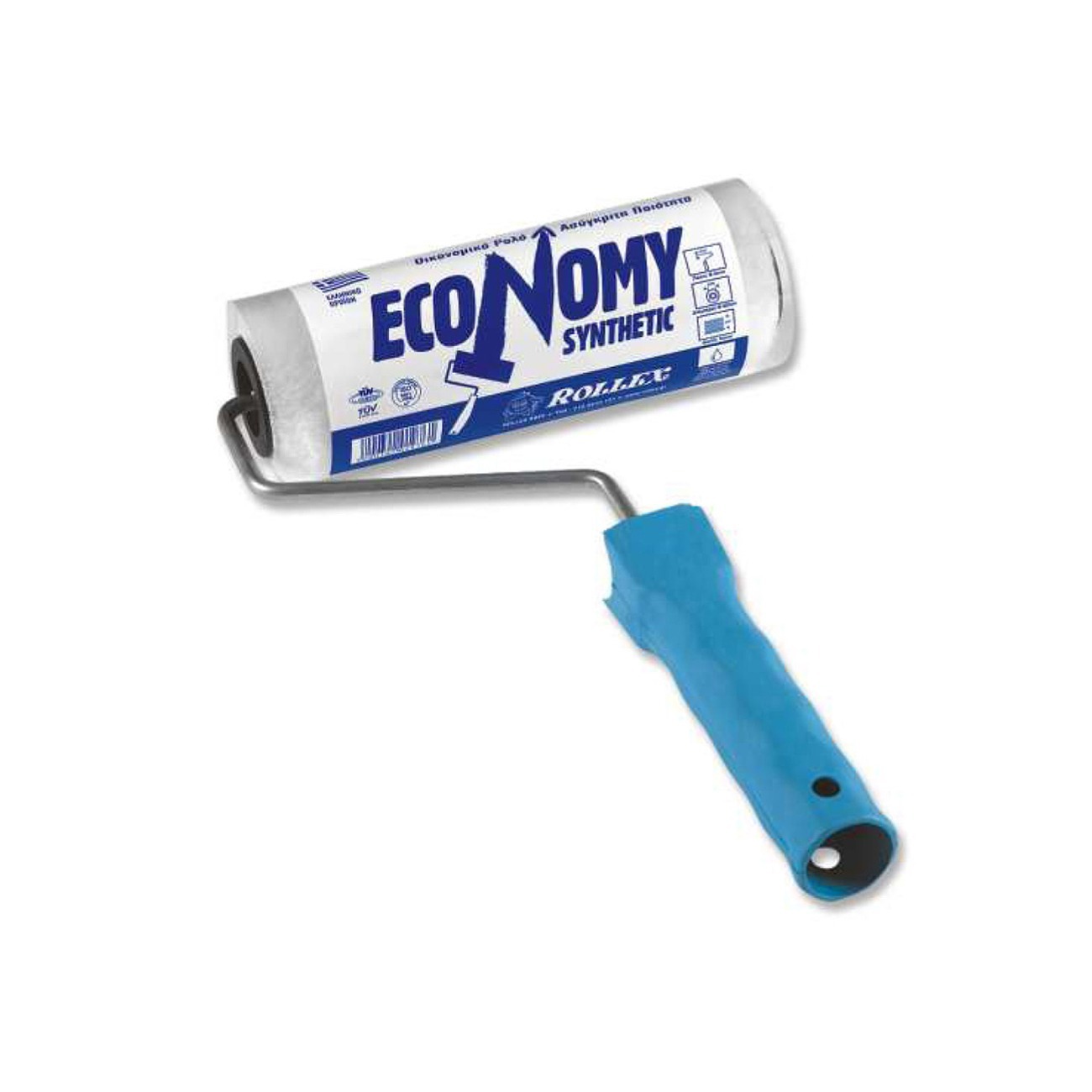 ΣΥΝΘΕΤΙΚΟ ECONOMY 10εκ ΥΦΑΣΜΑΤΙΝΟ ΡΟΛΟ ΒΑΦΗΣ ΜΕ ΛΑΒΗ ΒΙΔΑΣ - 01.00974