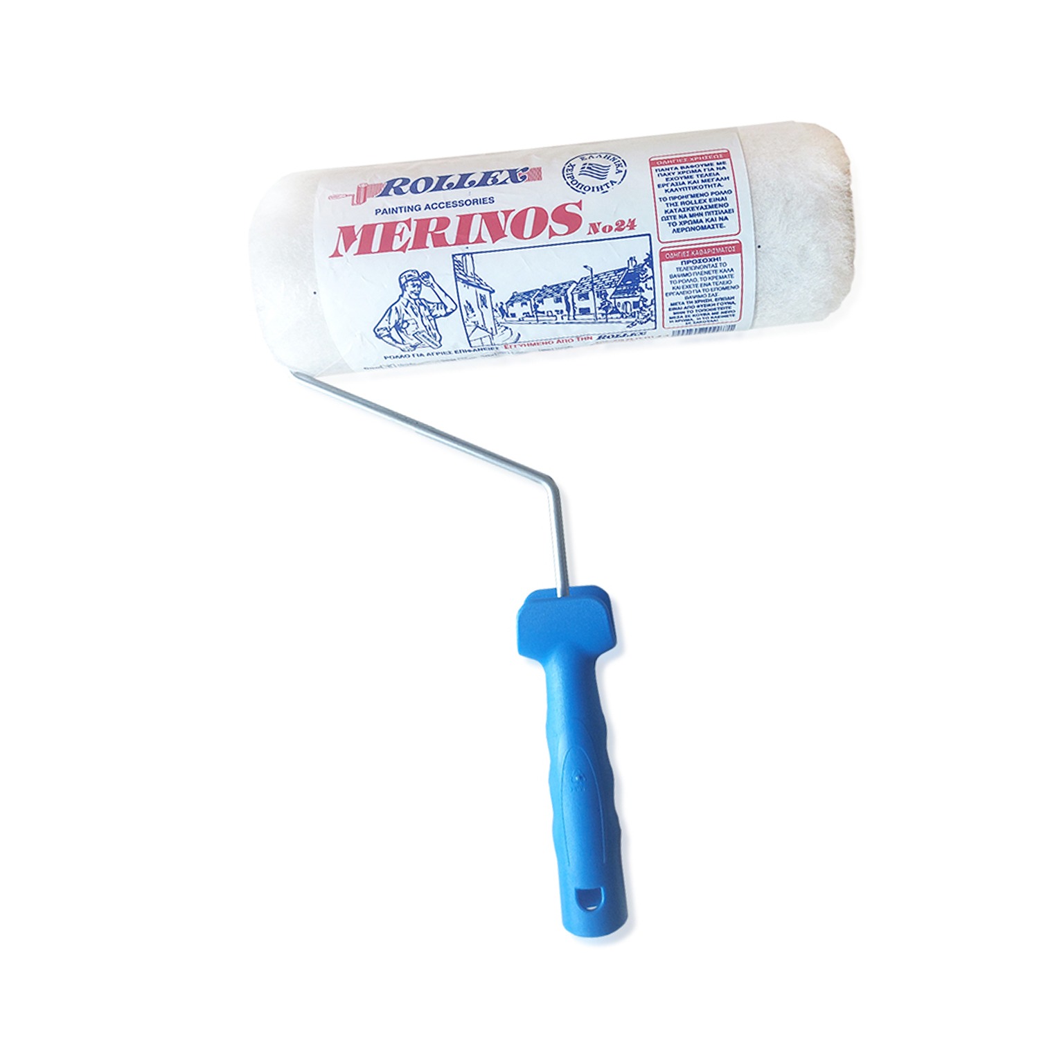 MERINOS 24εκ ΓΟΥΝΙΝΟ ΜΑΚΡΥΜΑΛΛΟ ΡΟΛΟ ΒΑΦΗΣ ΜΕ ΛΑΒΗ - 01.00468